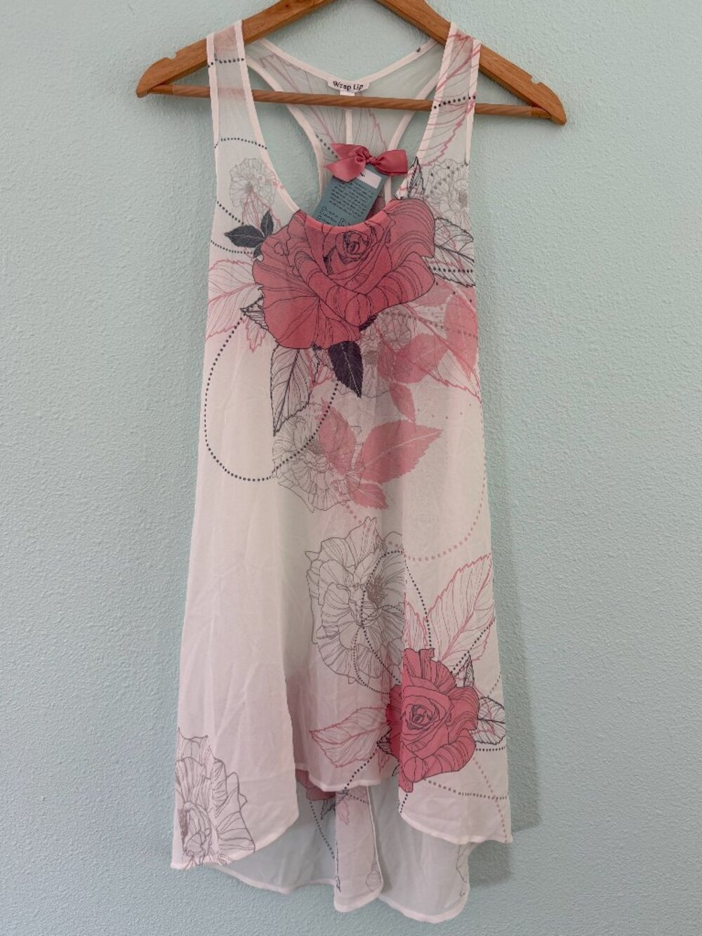 NWT‎ Wrap Up by VP High Low Chemise Lingerie Size Small - Picture 2 of 7